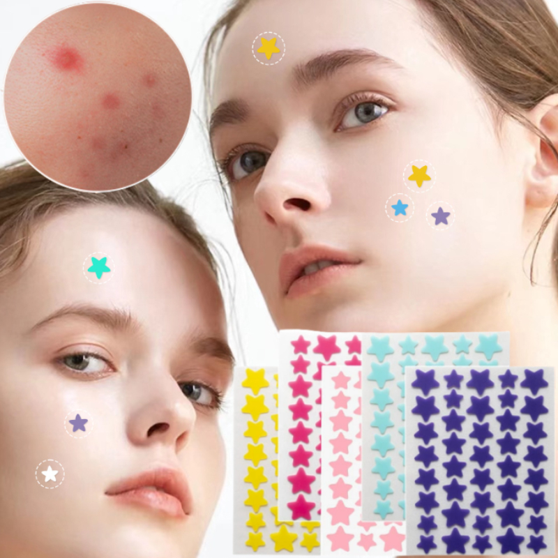 Skincare Qv - 7/10/14Pcs Bunte Sterne Akne Patch Verbessern