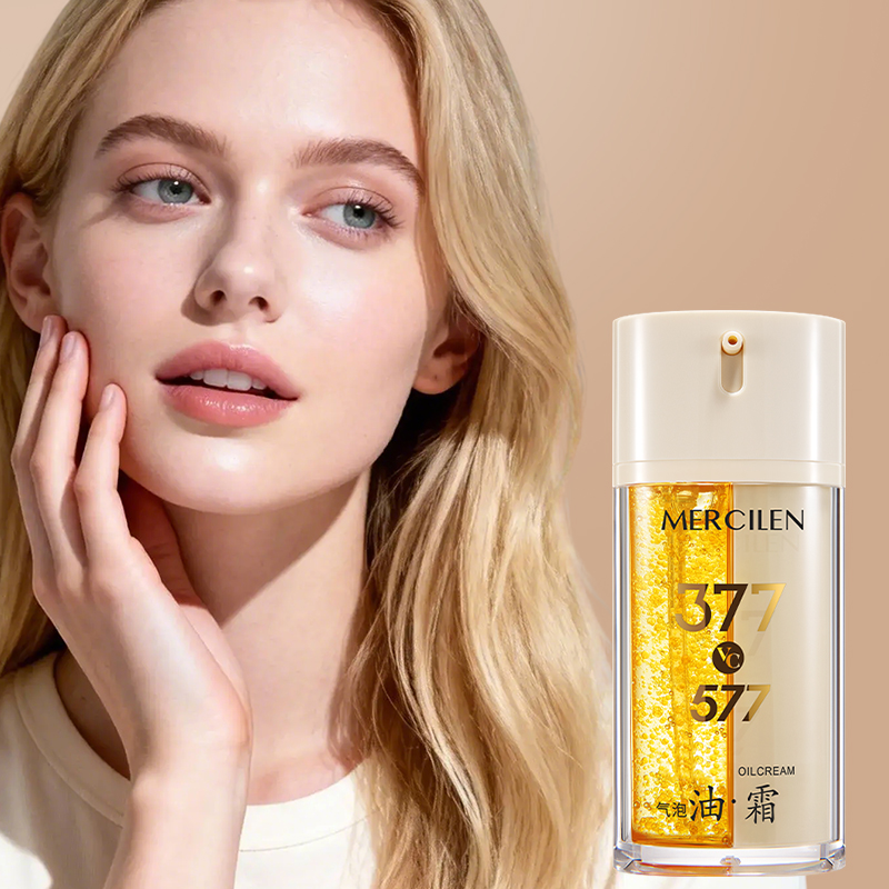 Skincare Basic - Mercilen Feuchtigkeitsspendende Blasenölcreme-Kombination enthält drei essentielle