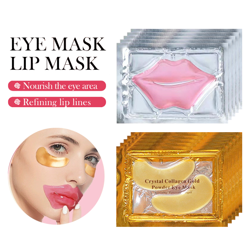 Skincare Indonesia - 10/20 stücke Goldene Kristall Kollagen Augen