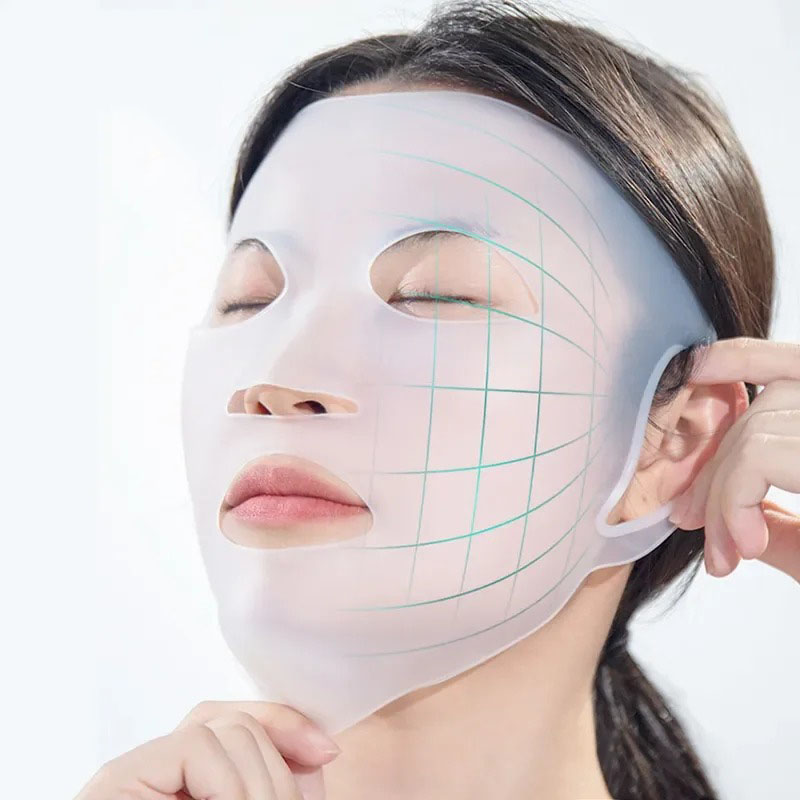 Skincare Indonesia - 3D Silikon Maske Gesicht Frauen Hautpflege