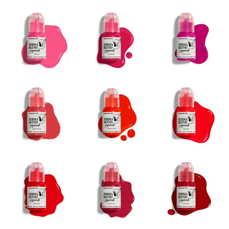 Skincare Queen - Perma Blend Pigmente Tattoo-Tinte Rosa Rot