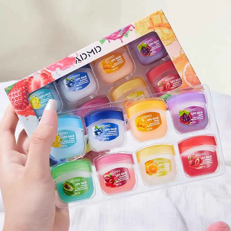 Skincare Basic - 8 teile/schachtel Obst Lip Balm Sets