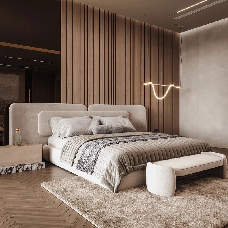 Skincare Queen - Skincare Creativity Queen-Bett, handgefertigtes Luxus-Doppelbett im