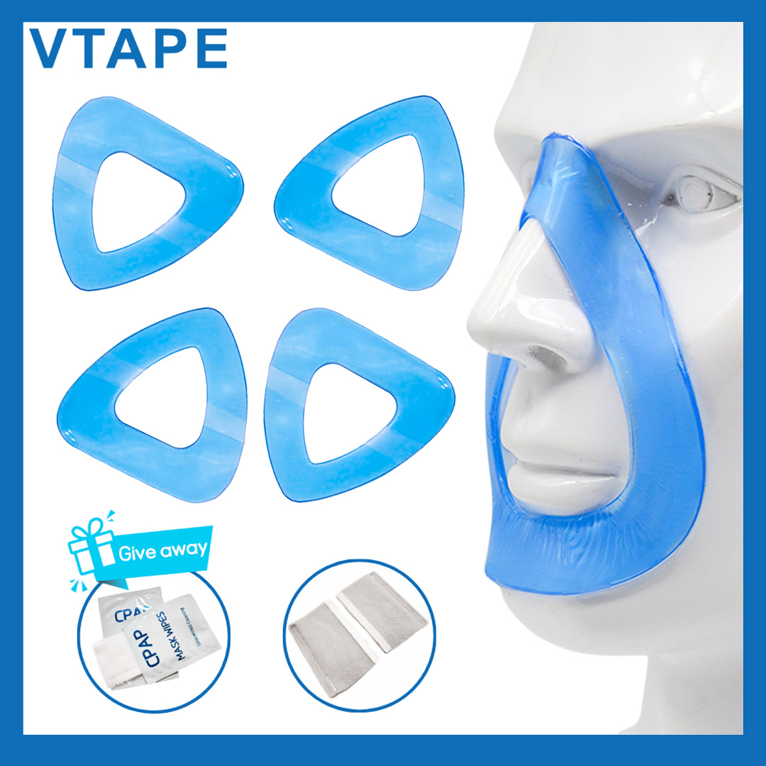 Skincare Viral Tiktok - 4er-Pack CPAP-Nasenpads, Nasengel-Pads für Vollgesichts-/Nasenmasken –