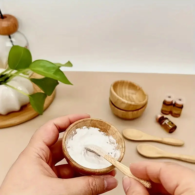 Skincare Indonesia - Bambus-Masken-Mischschalen-Set, DIY-Gesichtspflege-Werkzeuge, Gesichtsmasken-Mischwerkzeug-Set mit Gesichtsmaskenschale, Spatel,