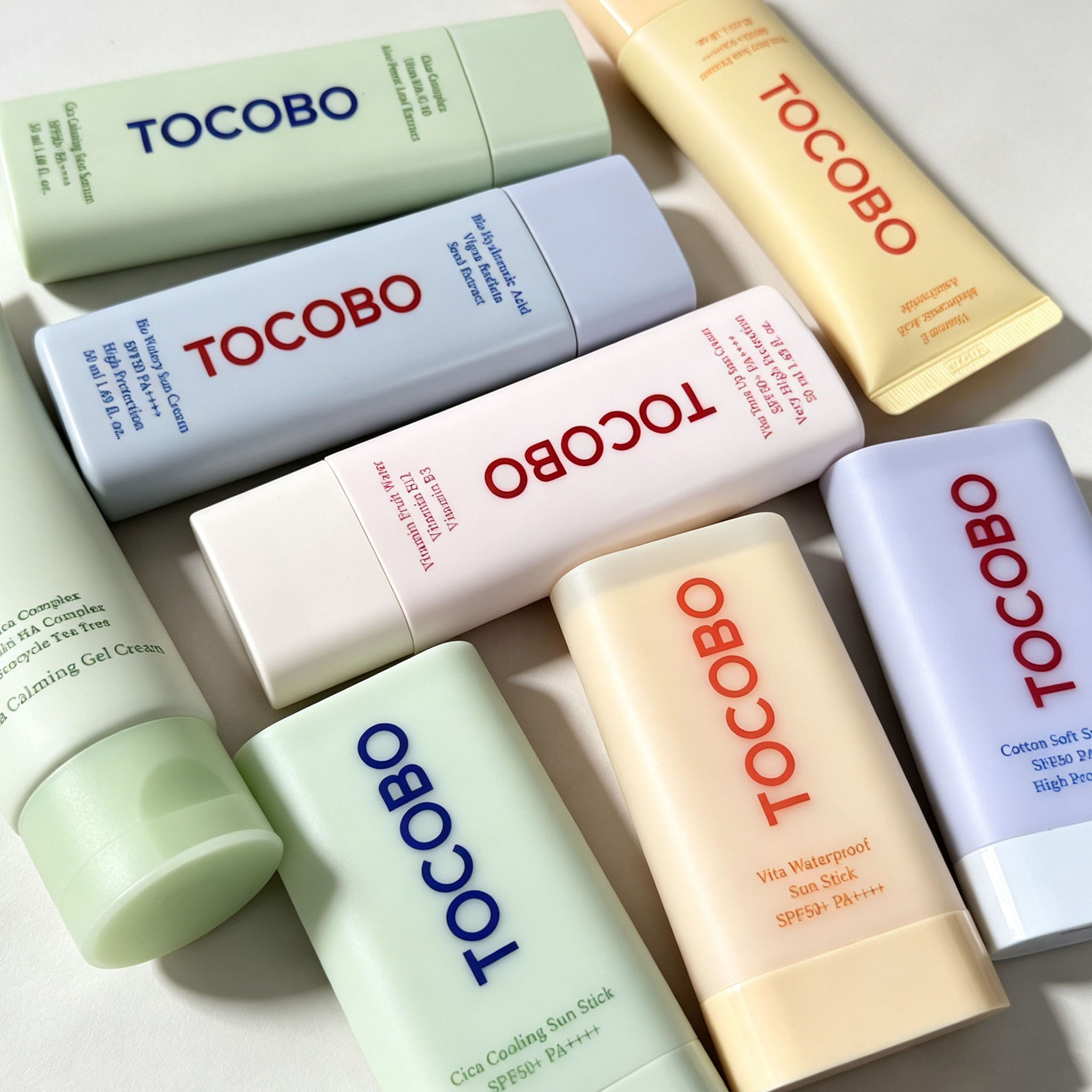 Skincare Basic - Bestseller TOCOBO Hautpflegeset Sonnencreme Sonnenstick Sonnenprimer
