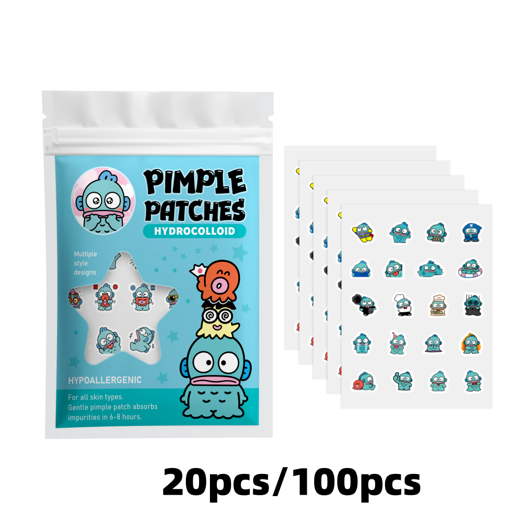 Skincare Gentle - Hello Kitty Niedliche Pickelpatches, 100 Stück/20