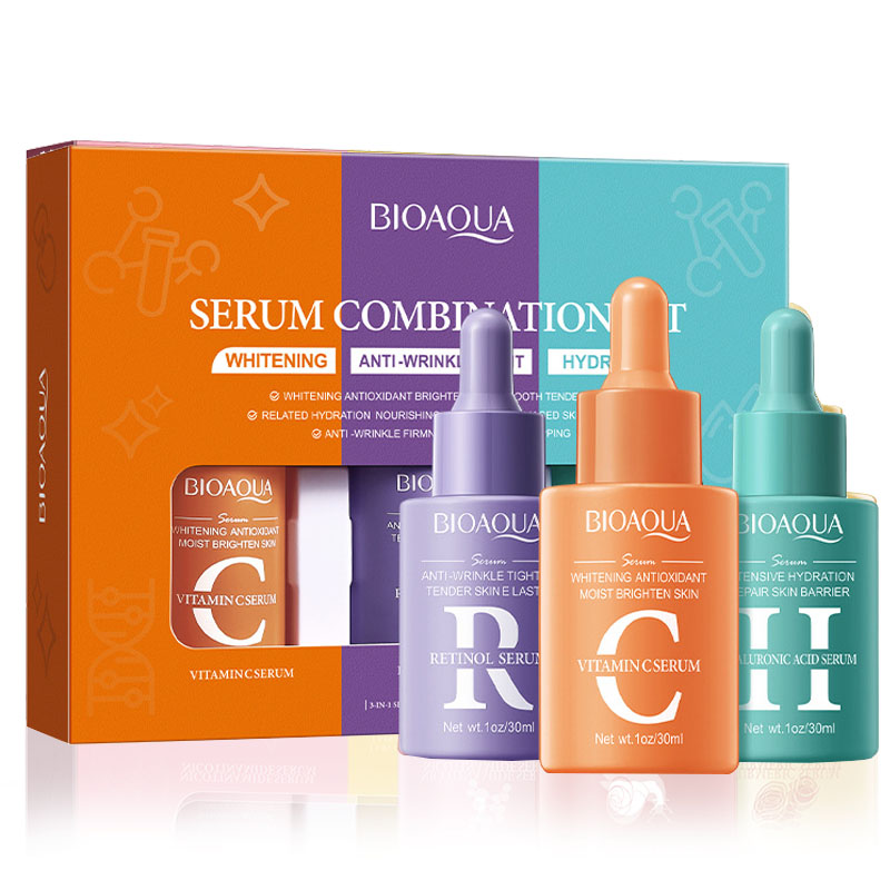 3 teile/satz BIOAQUA Vitamin C – Skincare Retinol Bewertung und Preis