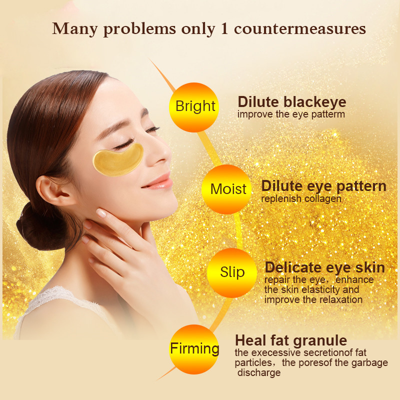10/20 stücke Goldene Kristall  – Skincare Indonesia Bewertung und Preis