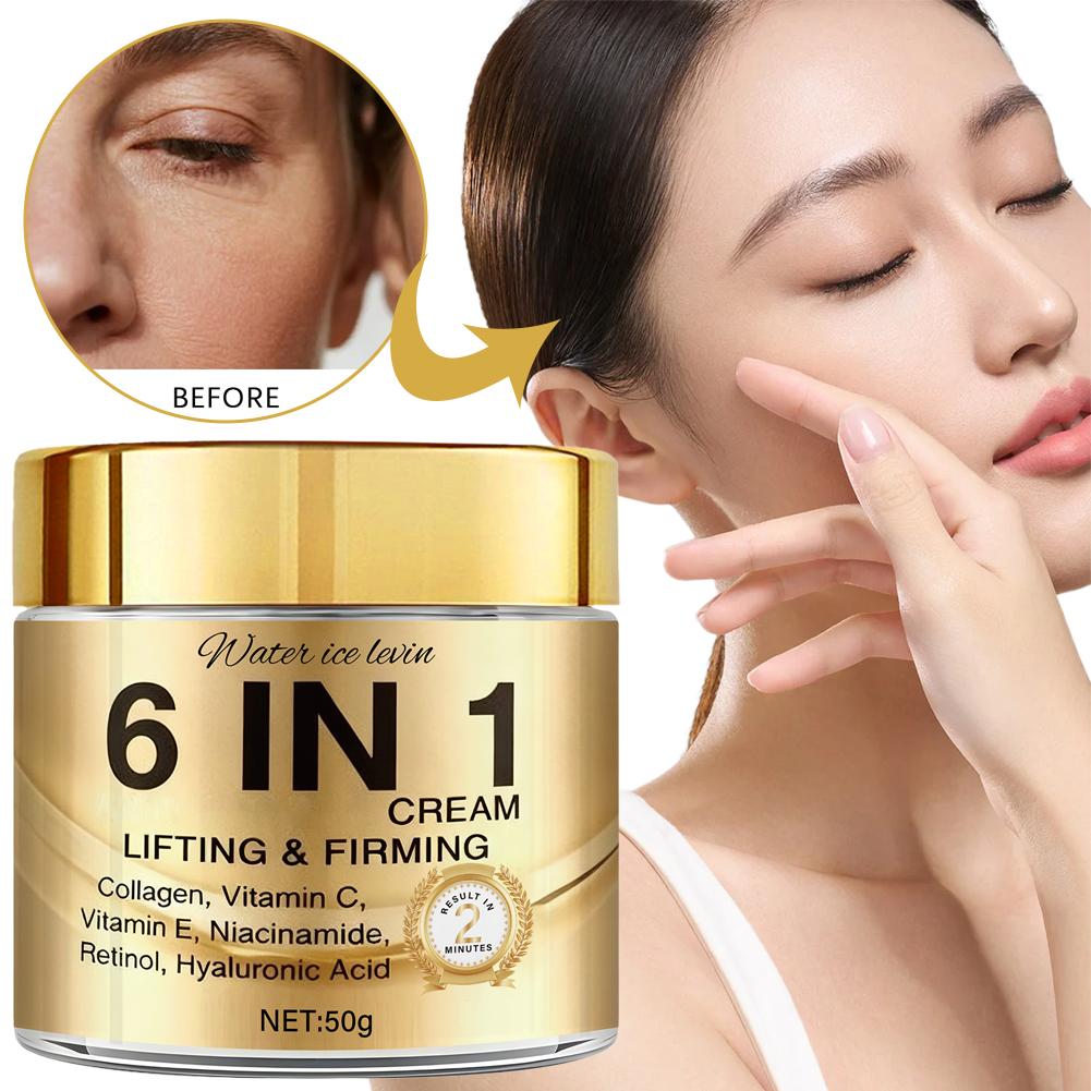 6 IN 1 Kollagen-Gesichtscreme, – Skincare Retinol Bewertung und Preis