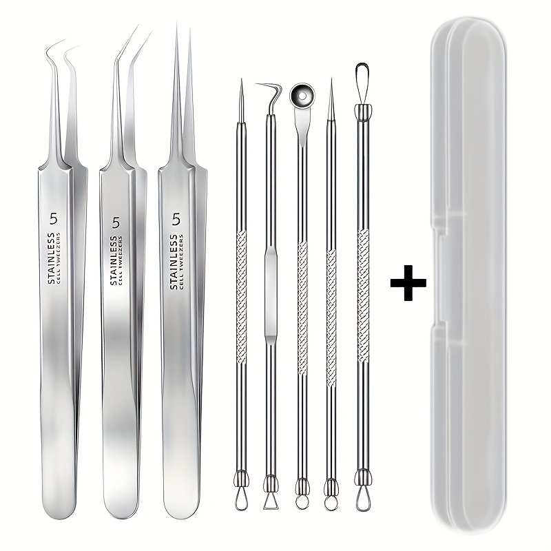 3/5/6/8 Stück Pickelextraktore – Skincare Qv Bewertung und Preis