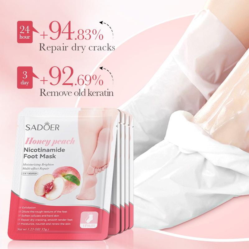 1 Paar SADOER Früchte-Fußmaske – Skincare Indonesia Bewertung und Preis