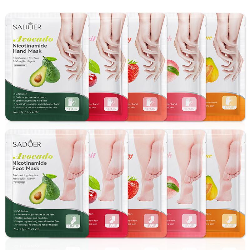 1 Paar SADOER Früchte-Fußmaske – Skincare Indonesia Bewertung und Preis